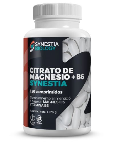Citrato de Magnesio + B6 Synestia (117,5g-150 comp.)