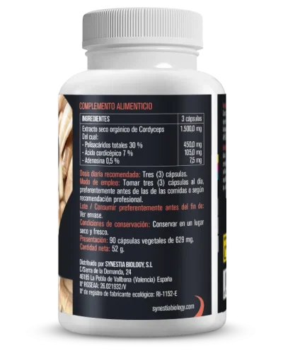 Cordyceps Synestia (629mg-90 cáps)