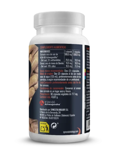 Ashwagandha Synestia (60 cáps.)