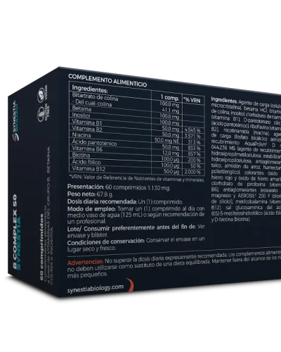 B Complex 50 Synestia (60 comp.)