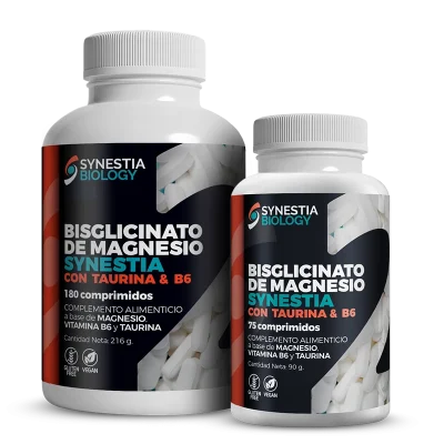 Bisglicinato de Magnesio Synestia con Taurina & B6