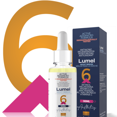 Lumel® Sérum Noche 30ML: Antienvejecimiento y renovación avanzada para una piel radiantemente saludable