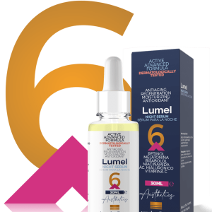 Lumel® Sérum Noche 30ML: Antienvejecimiento y renovación avanzada para una piel radiantemente saludable