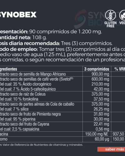 SYNOBEX (90 comprimidos)