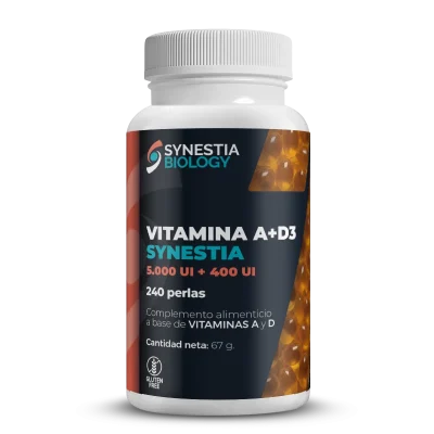 VITAMINA A 5000 UI + D3 400 UI SYNESTIA (240 perlas)